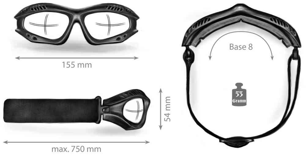 Helly Bikereyes Hellrider Motorcycle Goggles