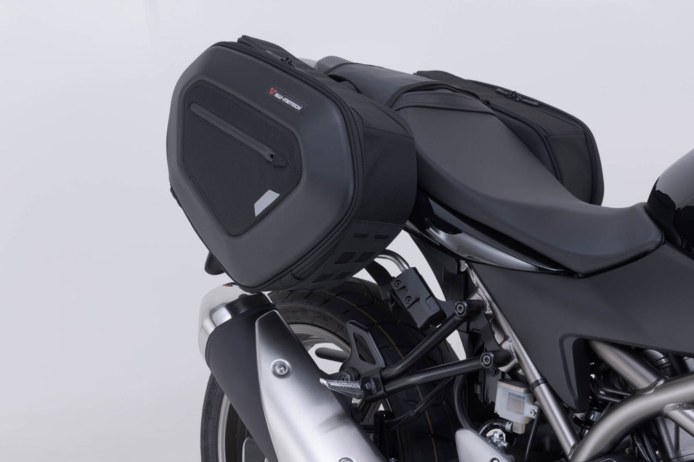 SW-Motech PRO BLAZE H saddlebag set - Black. Suzuki SV650 ABS (15-), SV650 X (18-).