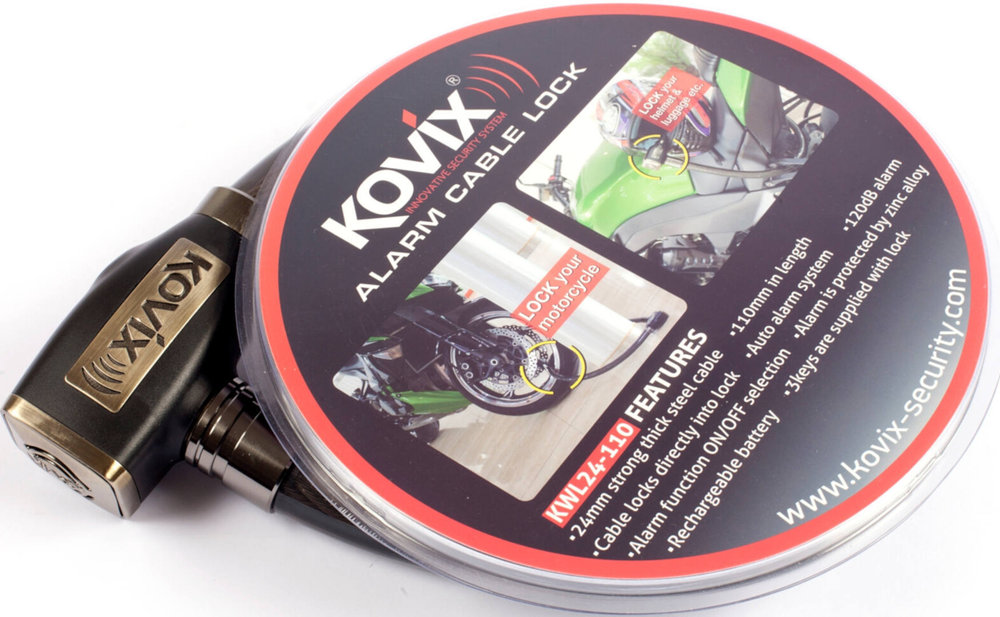 Kovix KWL24 Alarm Cable Lock