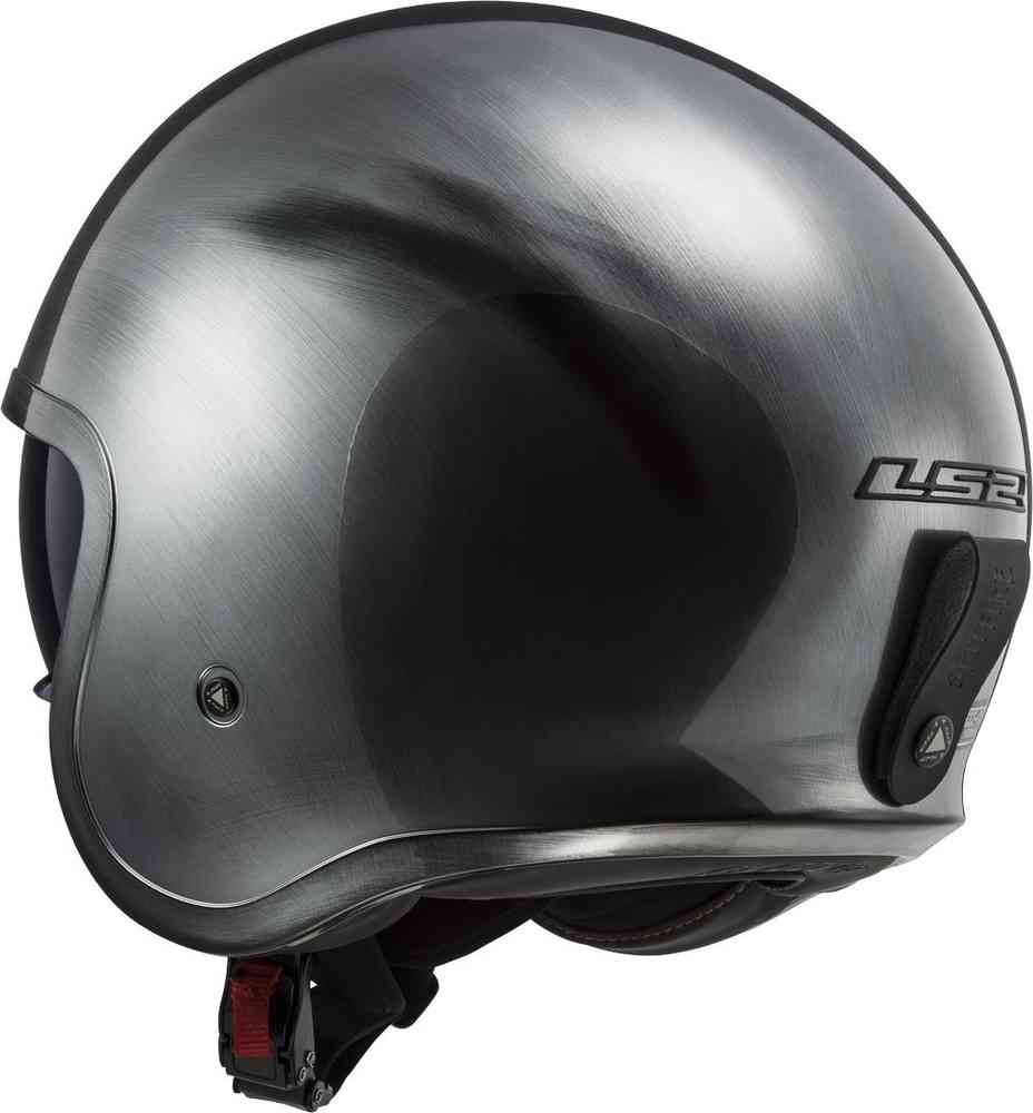 LS2 OF599 Spitfire Jeans Titanium Jet Helmet