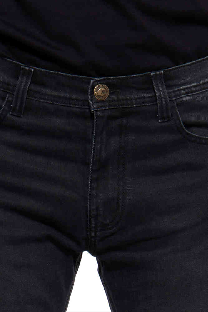 King Kerosin Kustombuilt Black Motorcycle Textile Pants