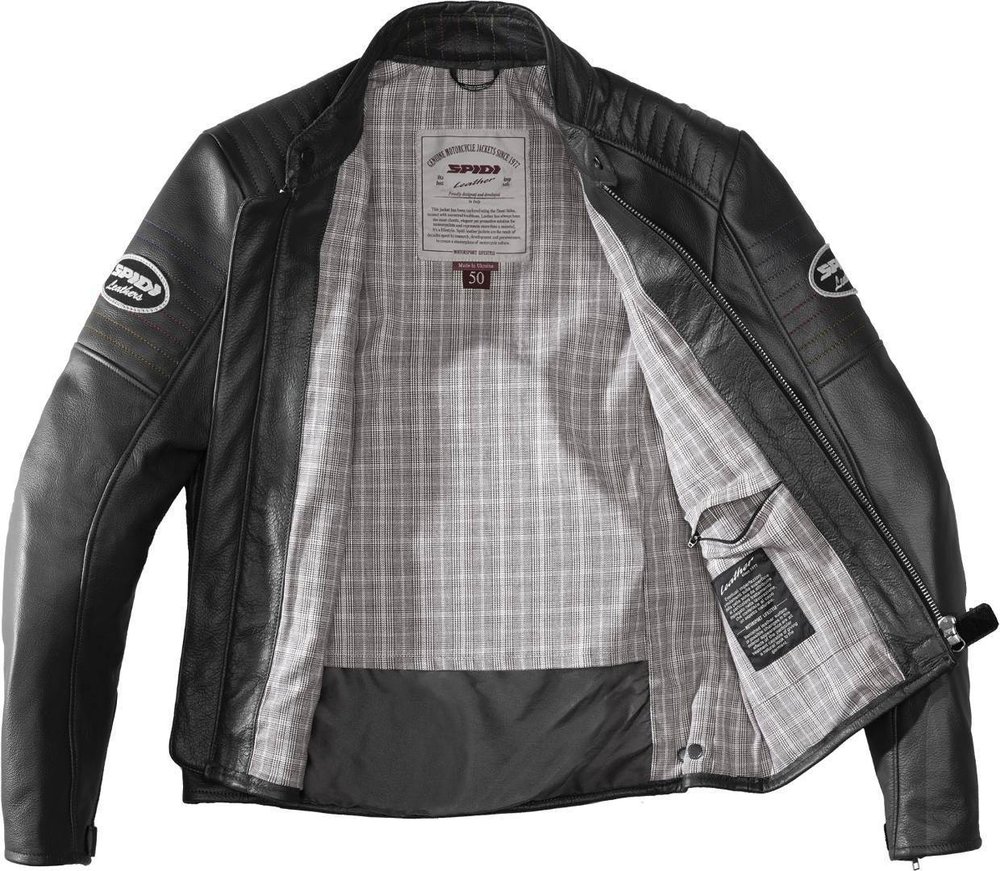Spidi Clubber Motorcycle Leather Jacket