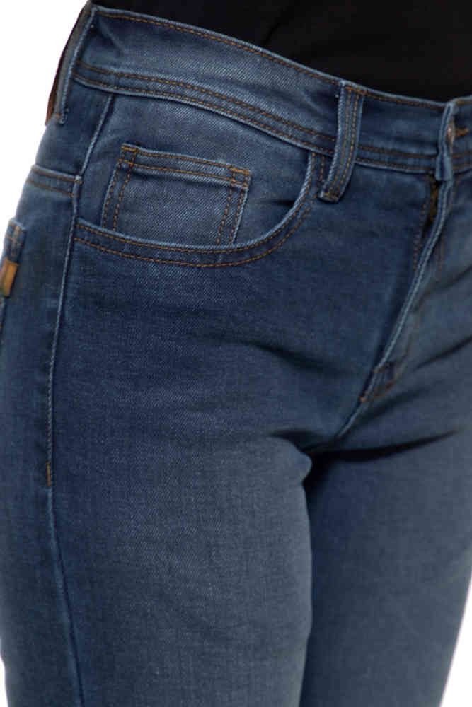 Queen Kerosin Motogear Light Blue Ladies Motorcycle Jeans