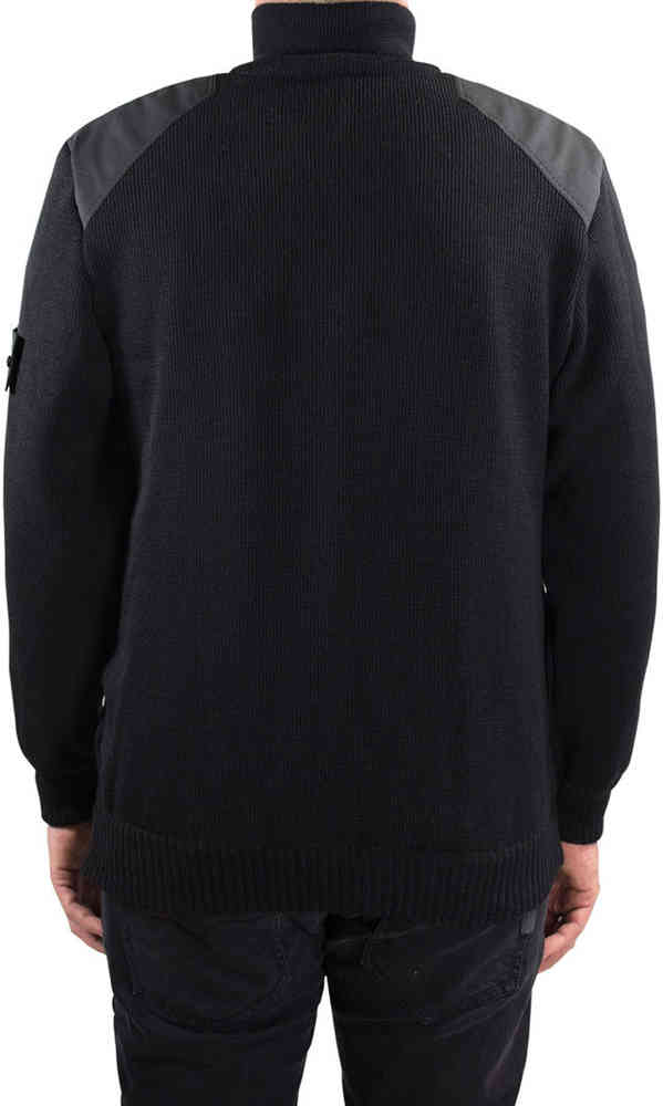 John Doe Knit Zip Big Logo Pullover