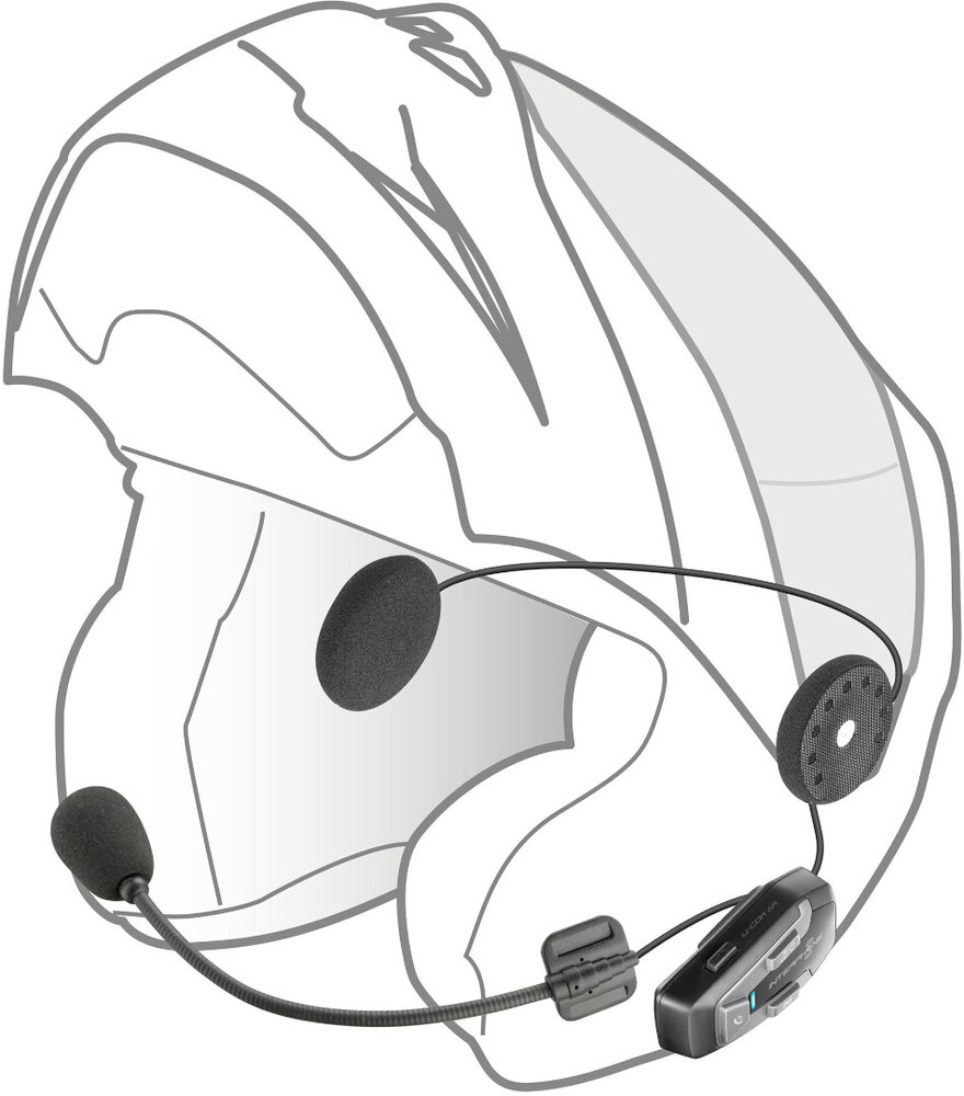 Interphone U-COM 6R Communication System Single Pack