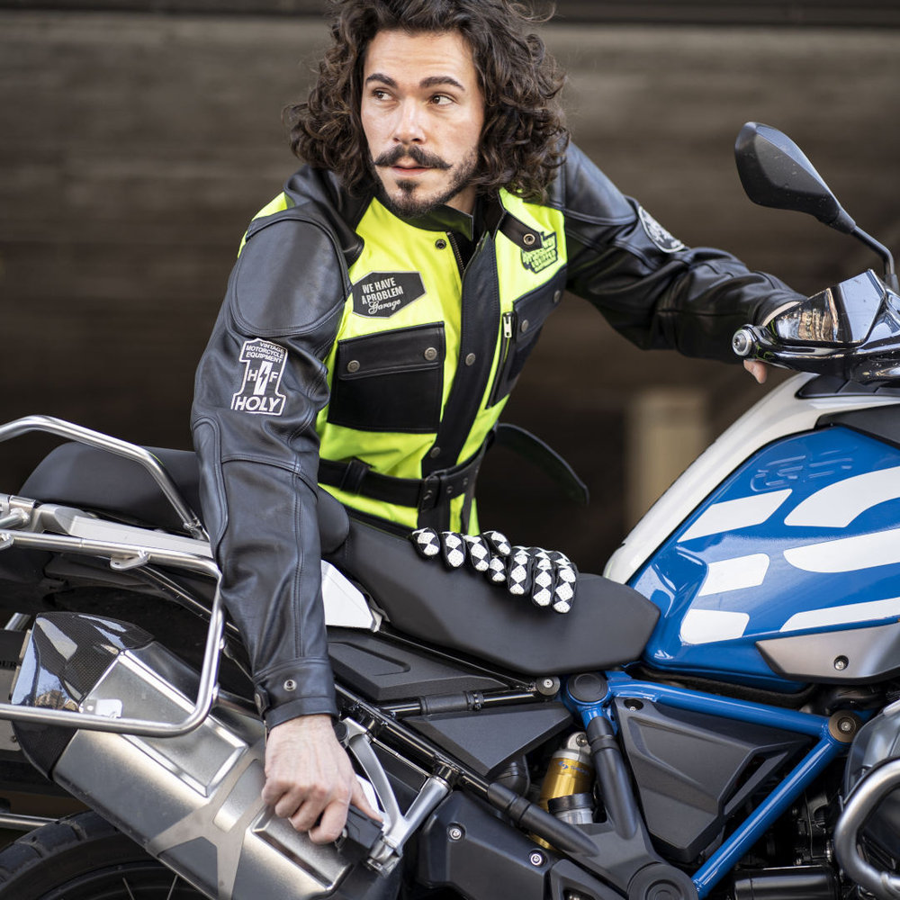 HolyFreedom Quattro Vision Motorcycle Leather/Textile Jacket