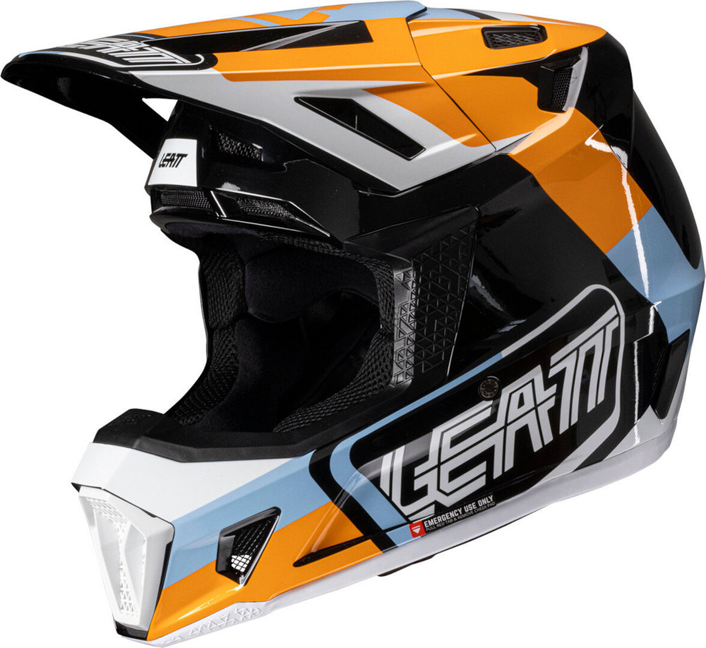 Leatt 7.5 Patch Motocross Helmet with Goggles