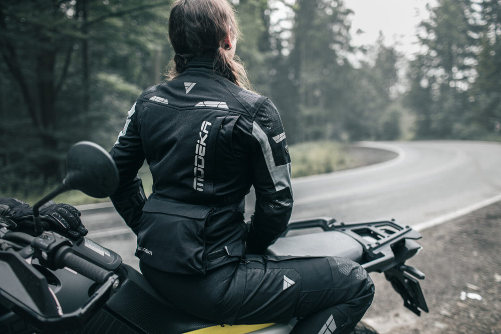 Modeka Hydron waterproof Ladies Motorcycle Textile Jacket