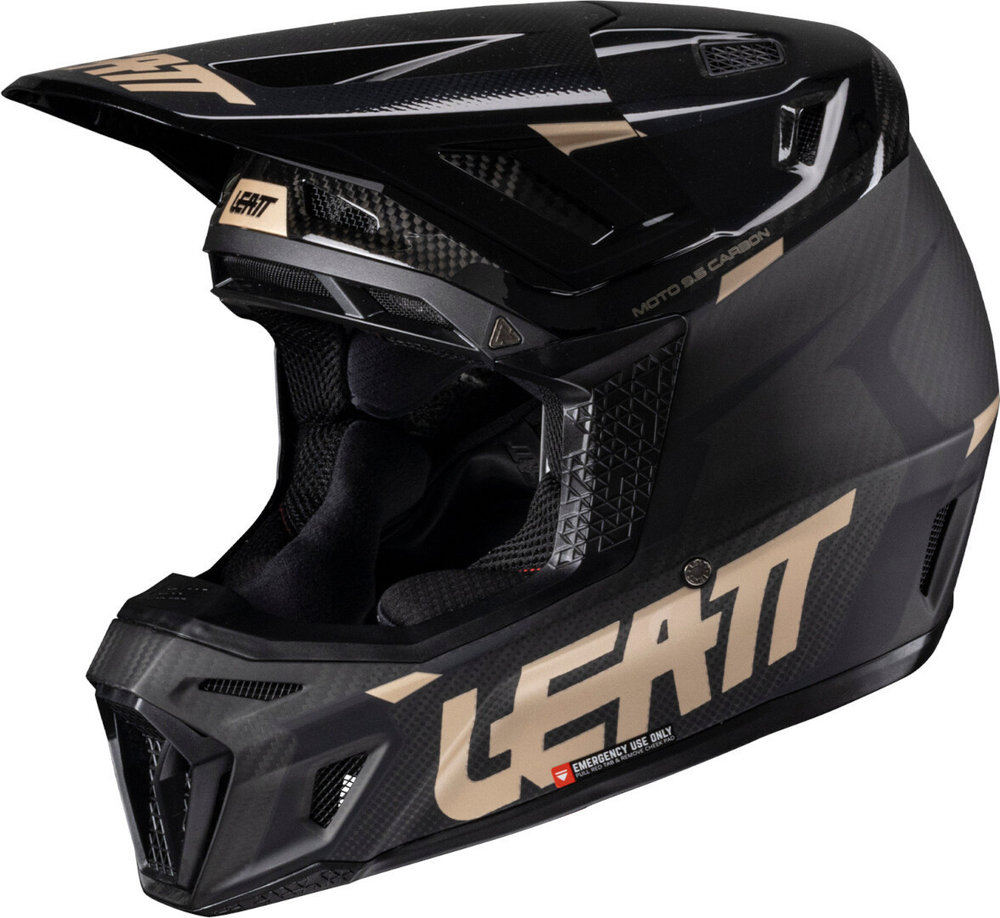 Leatt 9.5 Carbon Bronze 2025 Motocross Helmet with Goggles