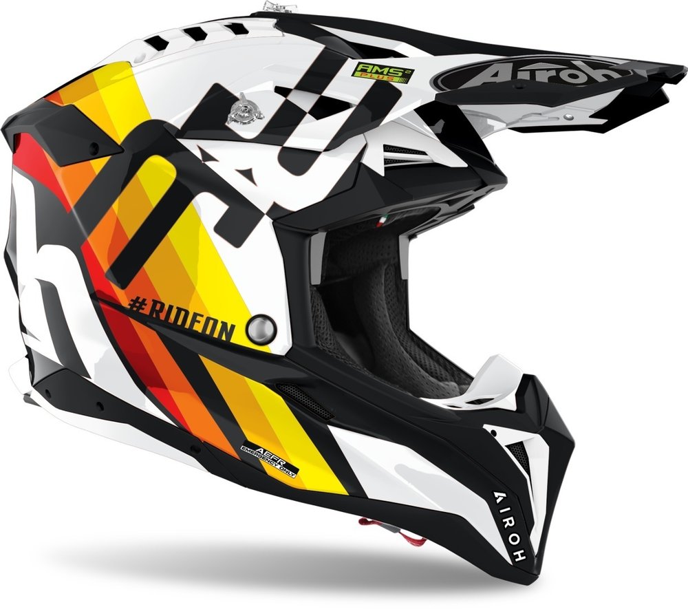 Airoh Aviator 3 Rainbow Carbon Motocross Helmet