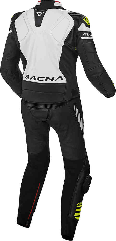 Macna Tracktix Two Piece perforated Motorcycle Leather Suit