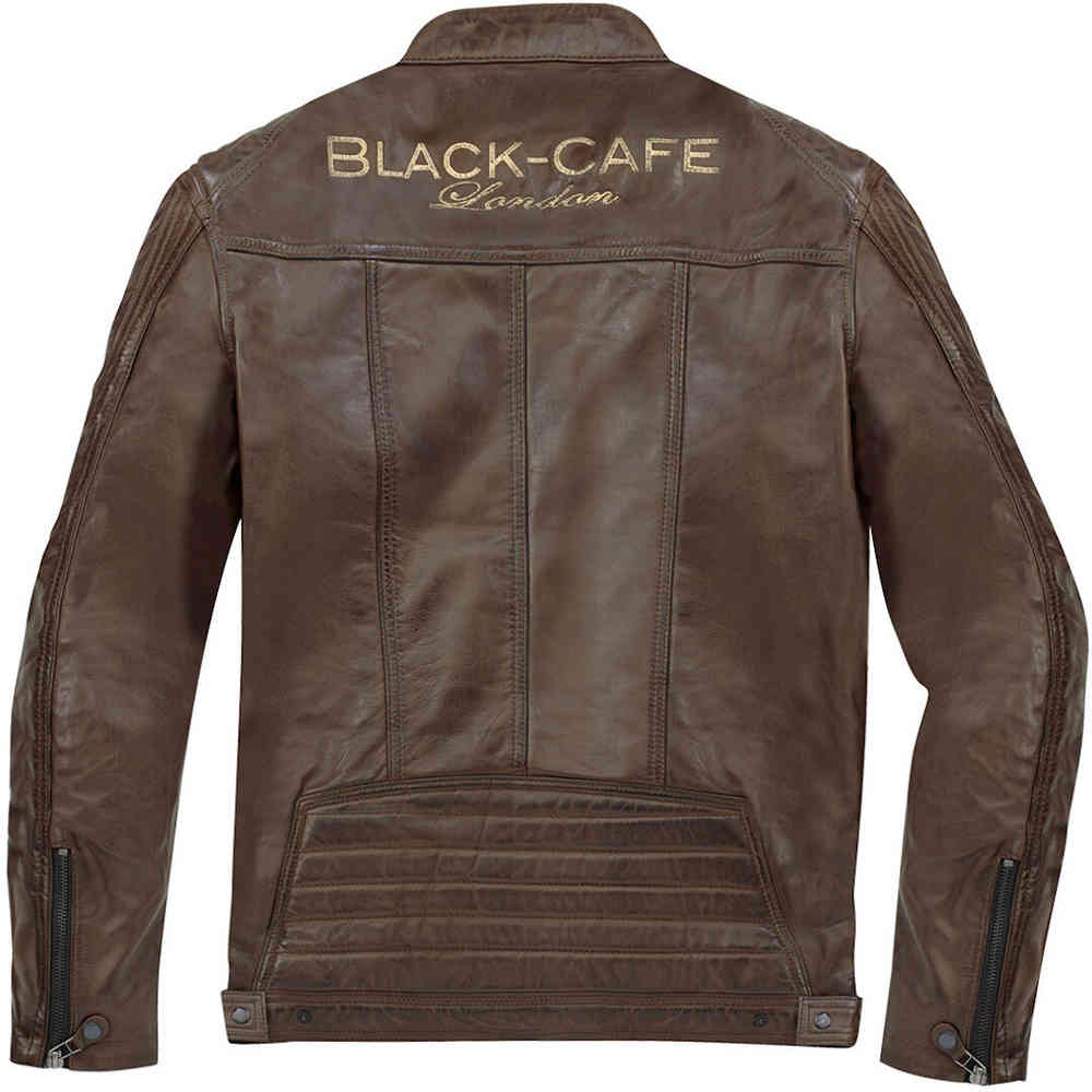Black-Cafe London Miami Motorcycle Leather Jacket