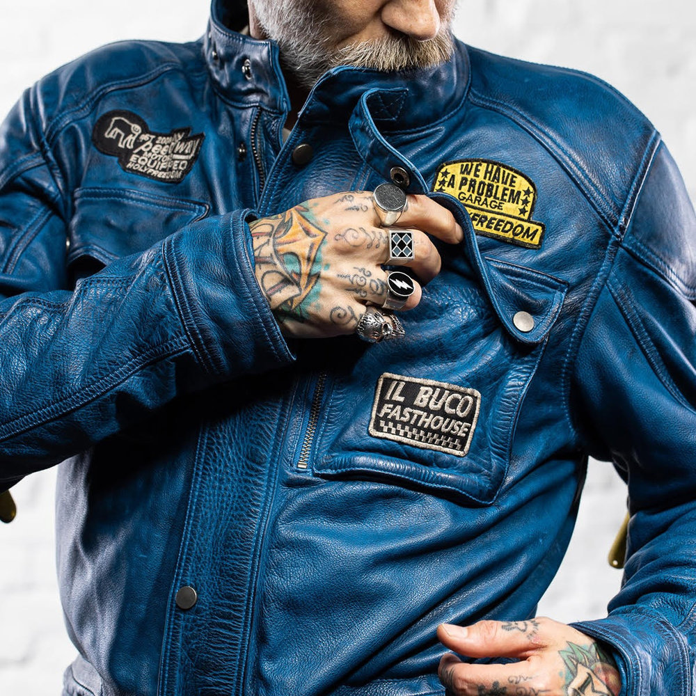 HolyFreedom Quattro Evolution Motorcycle Leather Jacket