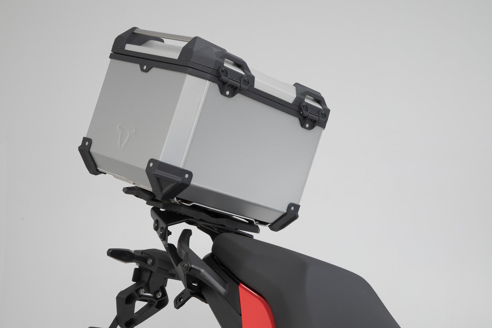 SW-Motech TRAX ADV top case system - Silver. BMW F 900 R / XR (19-).
