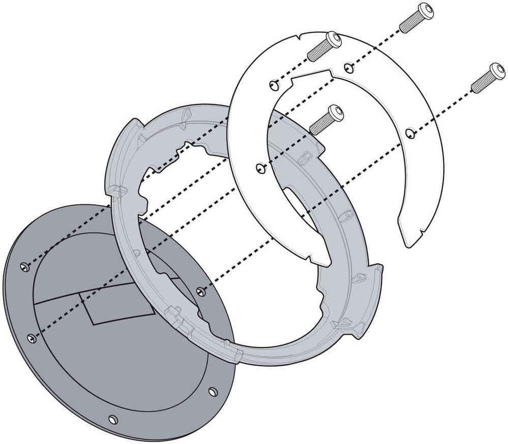 GIVI BF Tanklock System for TANKLOCK Tankbags