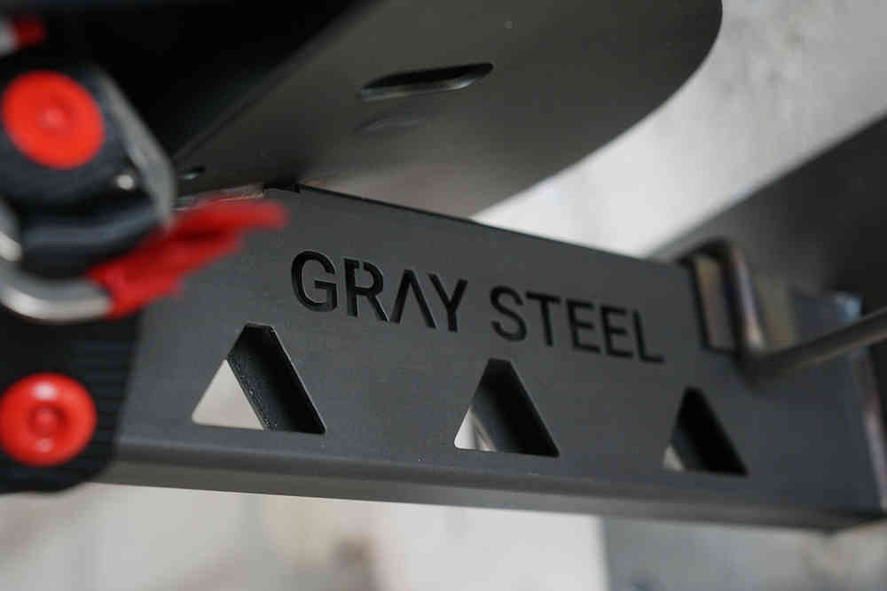 Gray Steel X7 Motorcycle Wardrobe