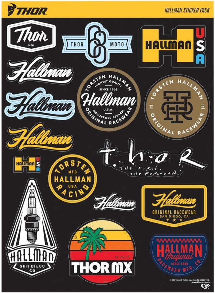 Thor Hallman Sticker Set