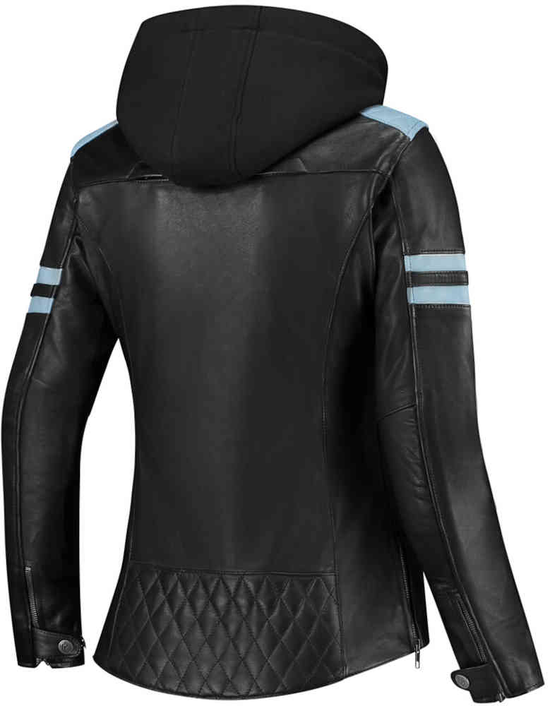 Rusty Stitches Joyce Hooded V2 Ladies Motorcycle Leather Jacket