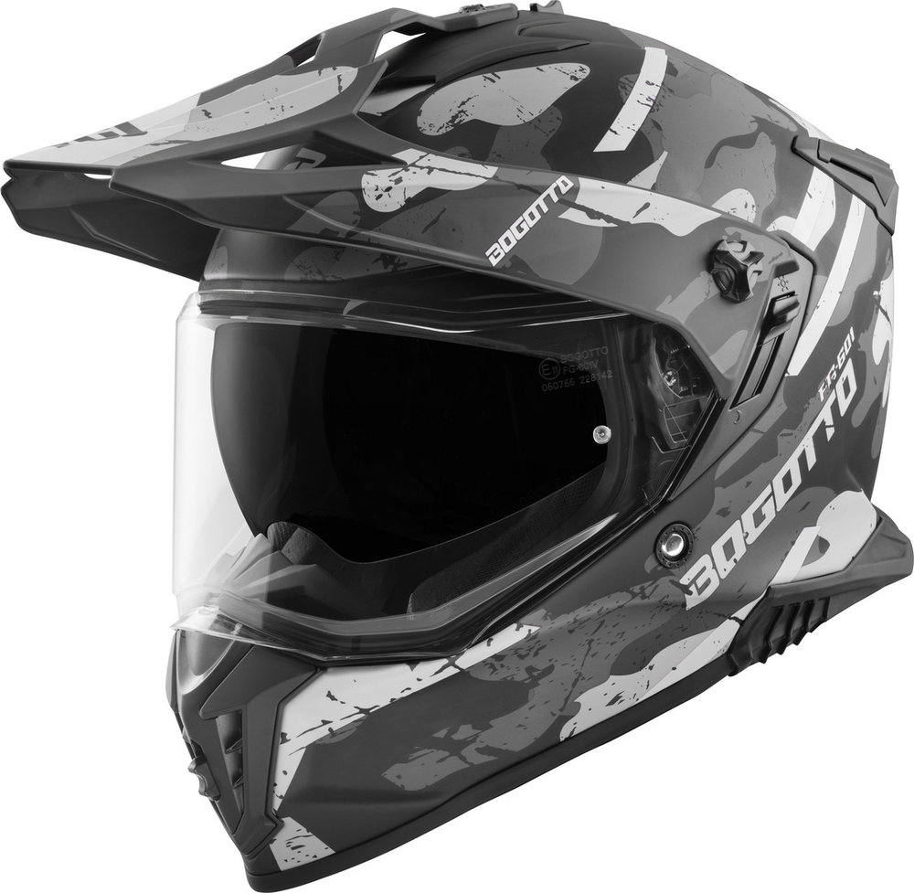 Bogotto FG-601 Sniper Fiberglass Enduro Helmet