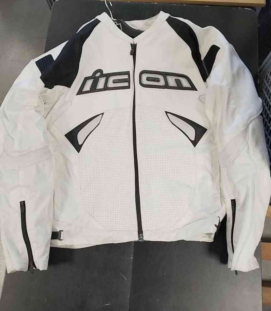 Icon Sanctuary motorcycle leather/textile jacket 2nd choice item