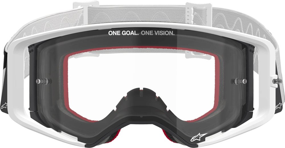 Alpinestars Supertech Corp Absolute Vision white Motocross Goggles