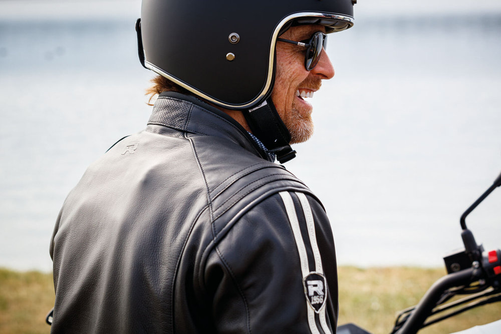 Richa Retro Racing 3 Motorcycle Leather Jacket