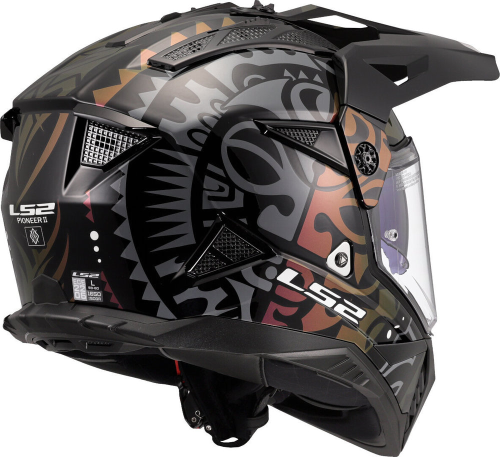 LS2 MX702 Pioneer II Rangi Motocross Helmet