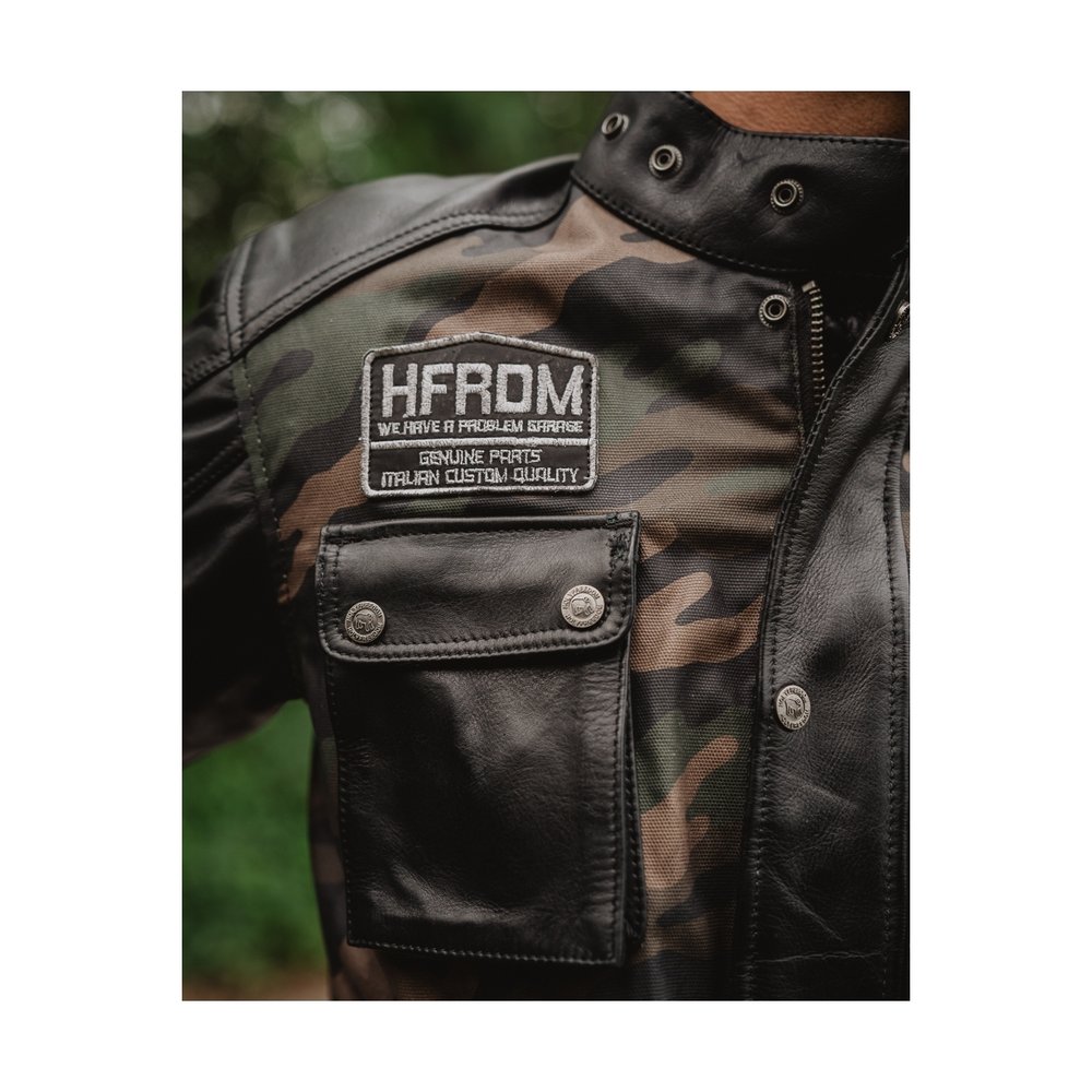 HolyFreedom Quattro Camo Motorcycle Leather/Textile Jacket