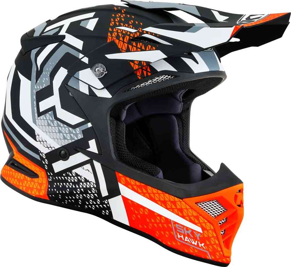 KYT Skyhawk Hyperflow Motocross Helmet