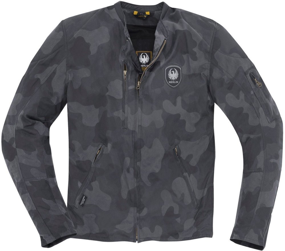 Merlin Covert Camo Motorcycle Waxed Jacket