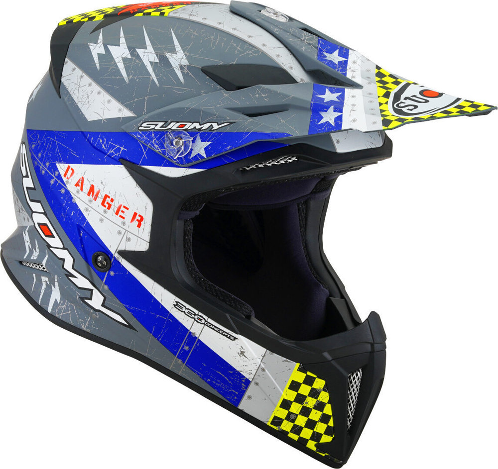 Suomy X-Wing Jetfighter E06 Motocross Helmet