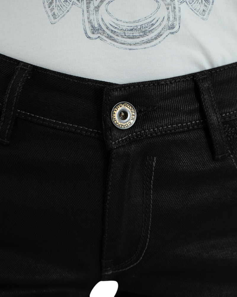 Rokker RT Mid Waist Slim Ladies Motorcycle Jeans