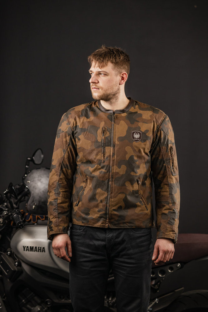 Merlin Covert Camo Motorcycle Waxed Jacket