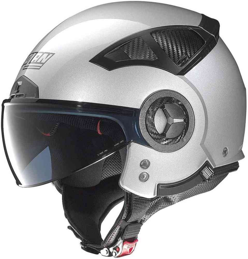 Nolan N33 Evo Classic Scratched Chrome Jet Helmet