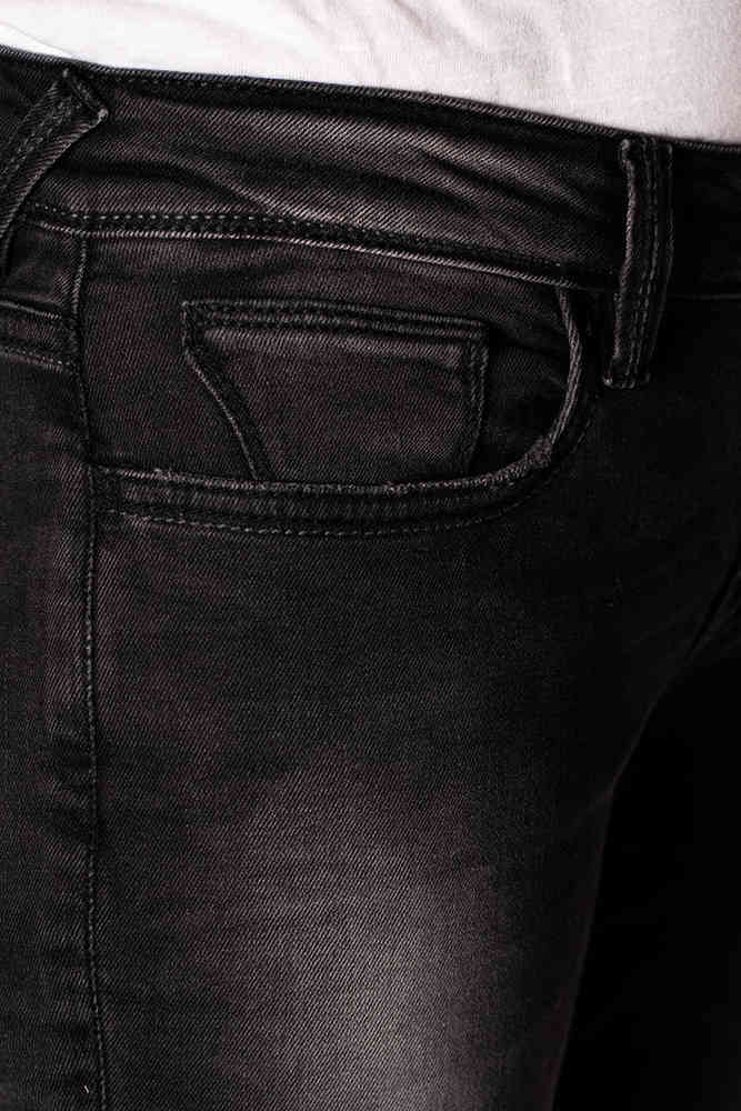 Rokker The Donna Black Ladies Motorcycle Jeans