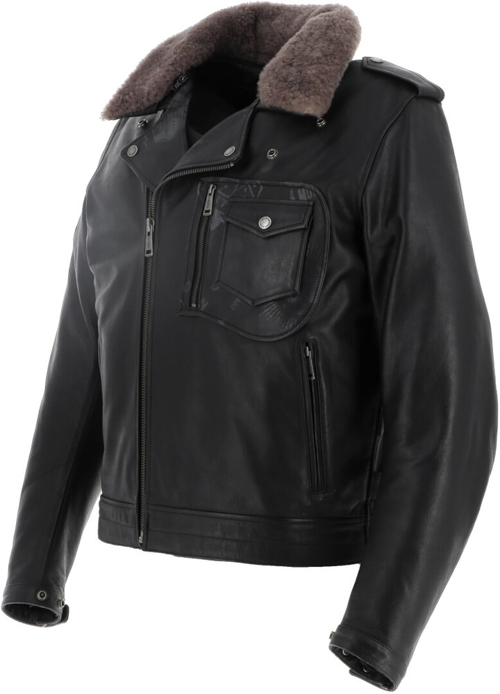 Helstons Perco Motorcycle Leather Jacket