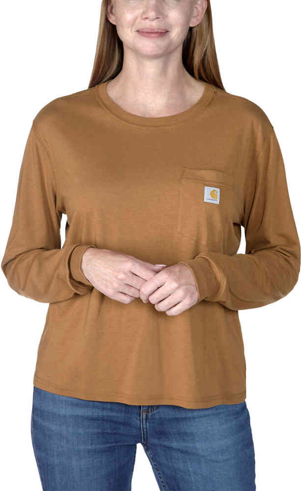 Carhartt Relaxed Fit Lightweight Pocket Ladies Long Sleeve Shirt