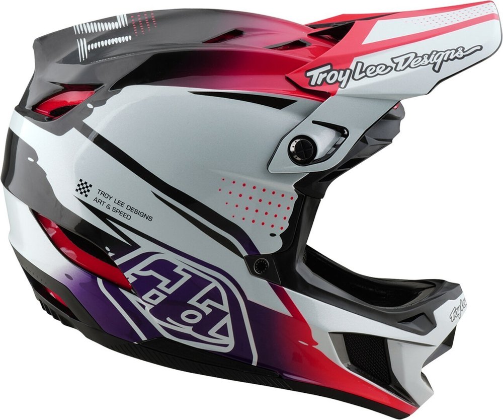 Troy Lee Designs D4 Mips Drip Carbon Downhill Helm