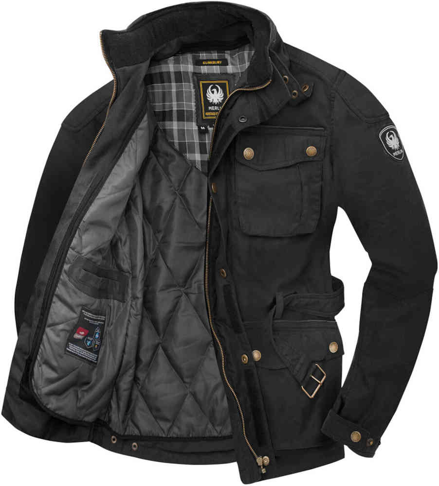 Merlin Kurkbury Motorcycle Waxed Jacket