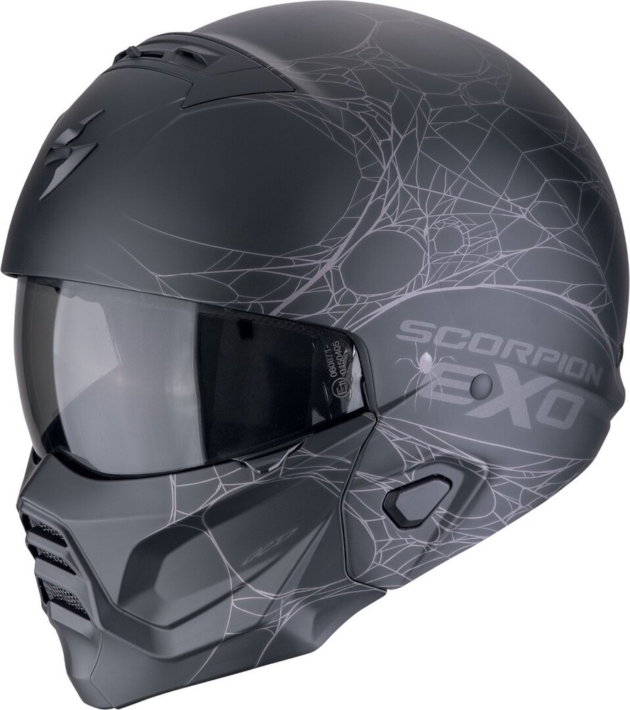 Scorpion EXO Combat II Spiderweb Jet Helmet