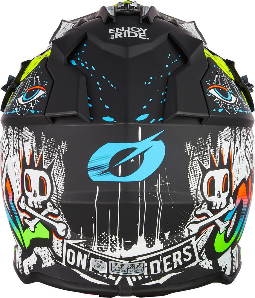 Oneal 2SRS Rancid multicoloured Motocross Helmet