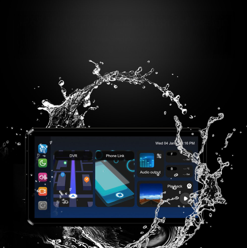 AlienRider M2 Pro Motorcycle Multimedia System + Camaras