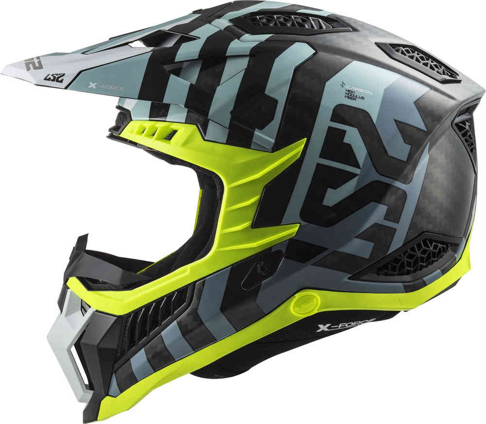 LS2 MX703 X-Force Barrier Carbon Motocross Helmet