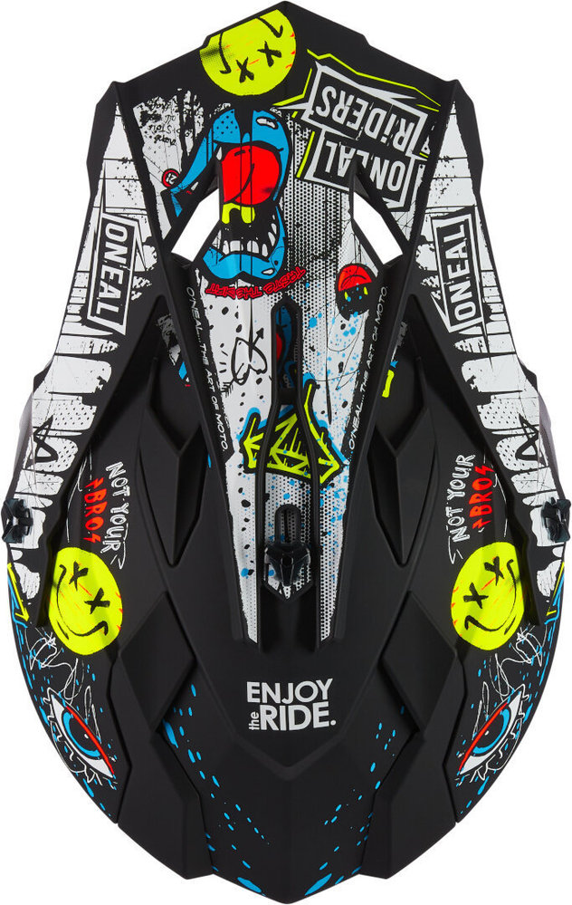 Oneal 2SRS Rancid multicoloured Motocross Helmet