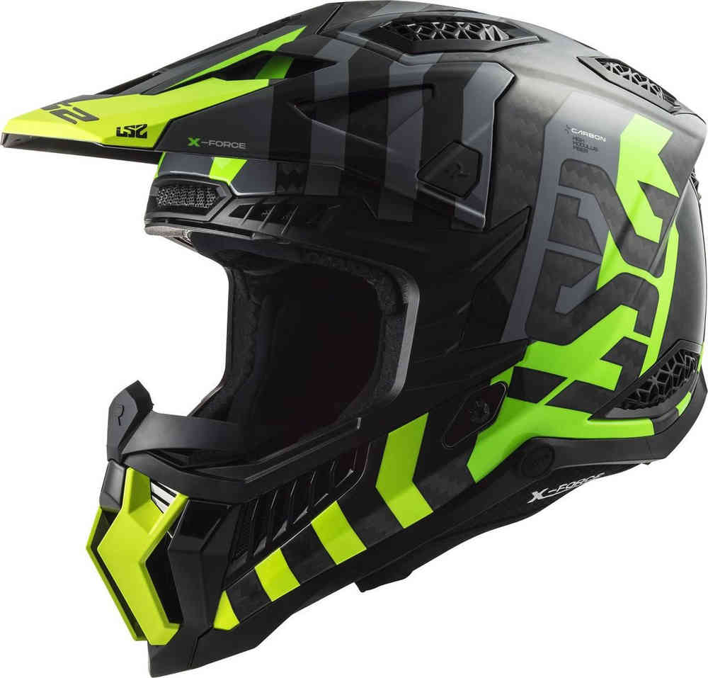 LS2 MX703 X-Force Barrier Carbon Motocross Helmet