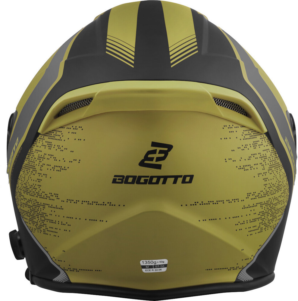 Bogotto H586 BT Illus Bluetooth Jet Helmet