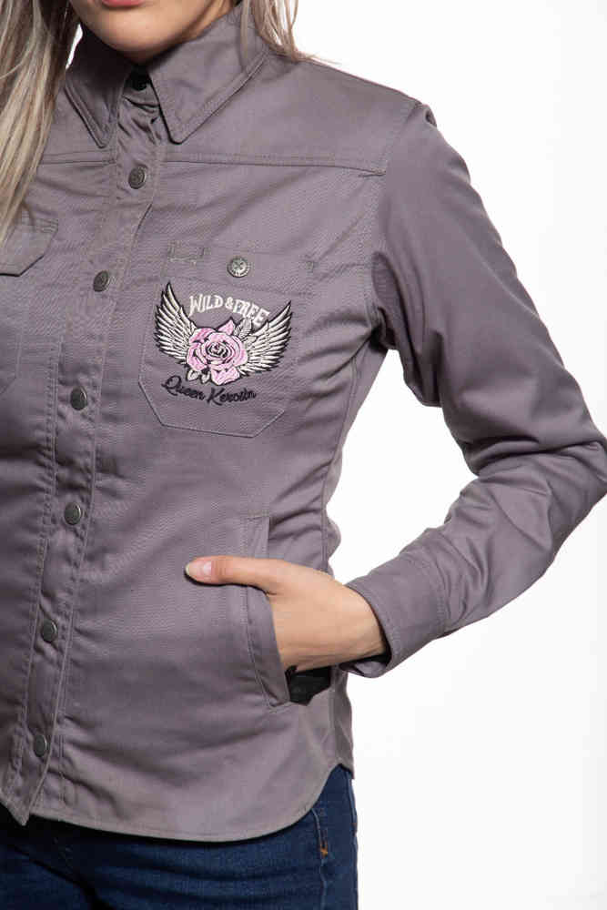 Queen Kerosin Wild & Free Adventure Ladies Shirt