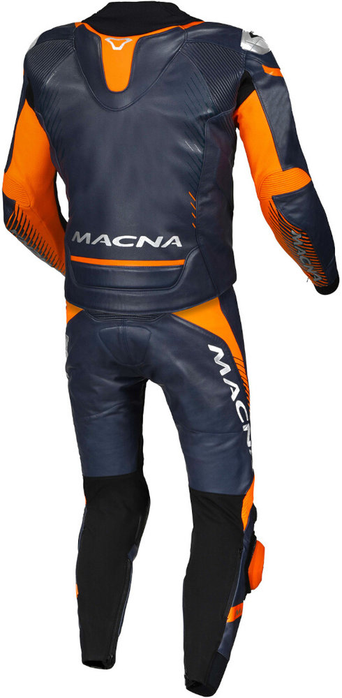 Macna Tronniq perforated Two Piece Motorcycle Leather Suit