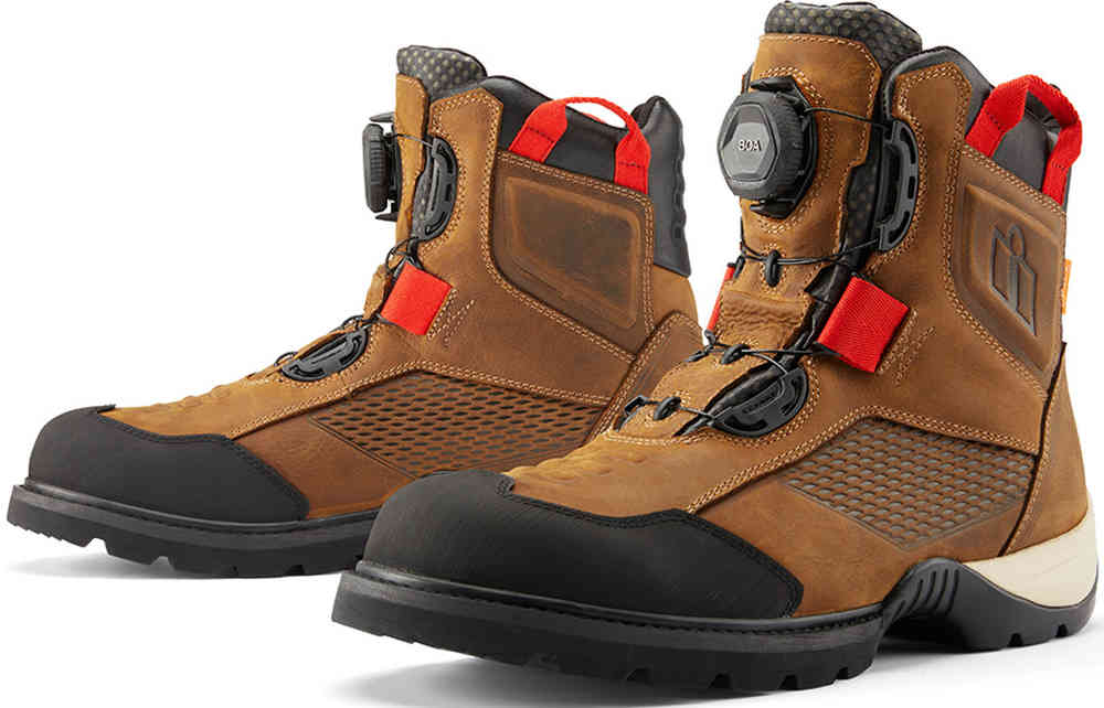 Icon Stormhawk WP waterproof Motorcyclce Boots