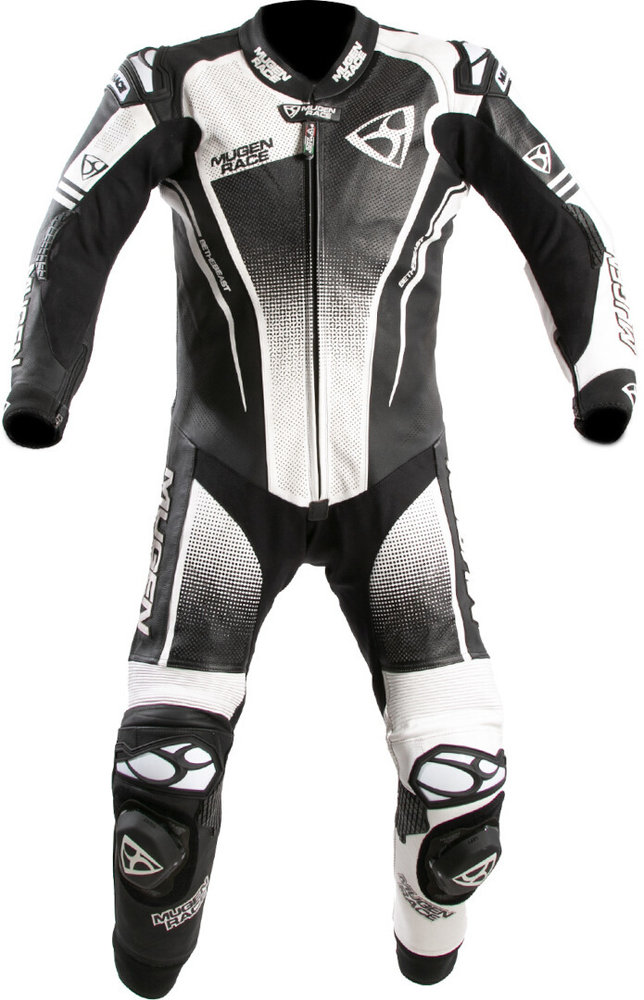 MUGENRACE Sidegun perforated One Piece Motorcycle Leather Suit